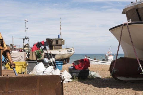 Stade Beach, Hastings, East Sussex, c2010s