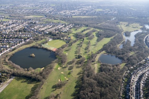 Wanstead Golf Club and Wanstead Park, Redbridge, London, 2018