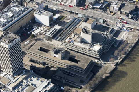 IBM Building and Royal National Theatre, South Bank, Lambeth, London, 2018