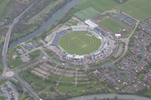 Riverside Ground, home of Durham County Cricket Club, Chester-le-Street, County Durham, 2014