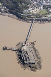 The Victorian Birnbeck Pier, Weston Super Mare, Somerset, 2018