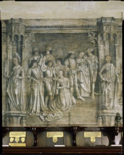 Fresco, St Mary's Chapel, Eton College, Berkshire, 1983