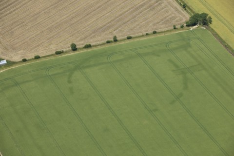 Later prehistoric circular causewayed enclosure or henge, near New Farm, Cambridgeshire, 2014
