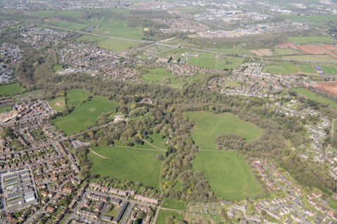 Landscape park at Oldbury Court Estate, Bristol, 2018