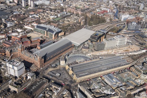 King's Cross and St Pancras International Railway Stations, London, 2018
