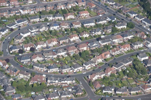 Semi-detached housing, Walkerville, Newcastle upon Tyne, 2014