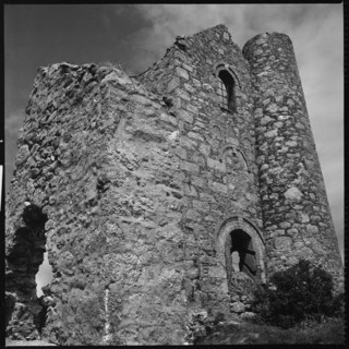 Engine house, Giew Mine, Cripplesease, Towednack, Cornwall, 1967-1970
