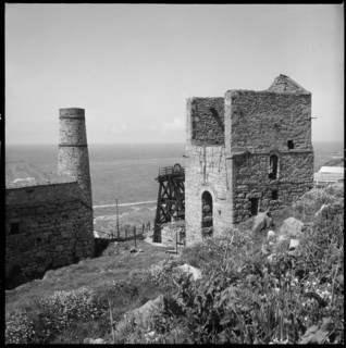Engine houses, Levant Mine, Trewellard, St Just, Cornwall, 1967-1970
