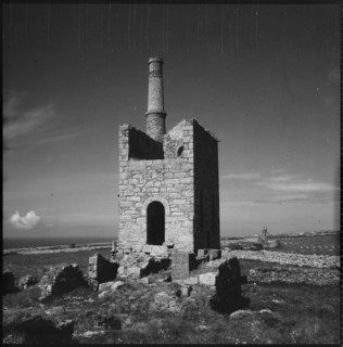 Engine house, Higher Levant Mine, Trewellard, St Just, Cornwall, 1967-1970