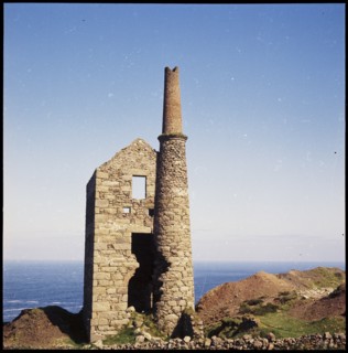 Engine house, West Wheal Owles Mine, Botallack, St Just, Cornwall, 1967-1970