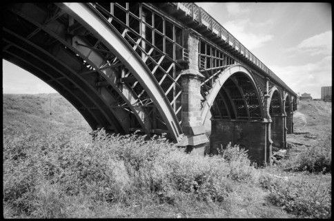 Ouseburn Viaduct with accommodation arch, Stepney Road, Newcastle upon Tyne, c1955-c1980