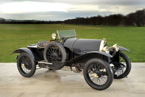 Bugatti T18 Black Bess 1913. Artist: Simon Clay.