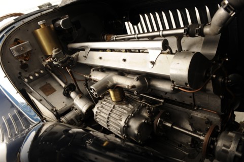Bugatti type 55 1932. Artist: Simon Clay.