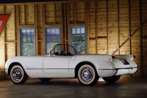 Chevrolet Corvette 1954 . Artist: Simon Clay.