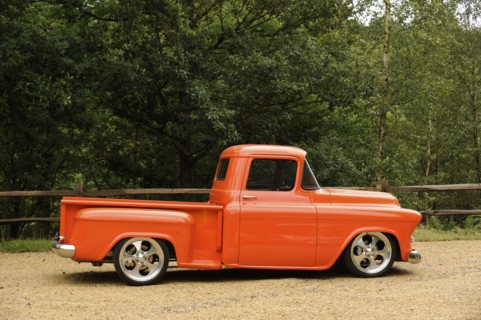 Chevrolet Model 3A Truck 1957. Artist: Simon Clay.