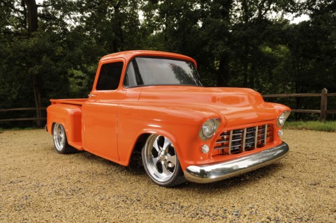 Chevrolet Model 3A Truck 1957. Artist: Simon Clay.