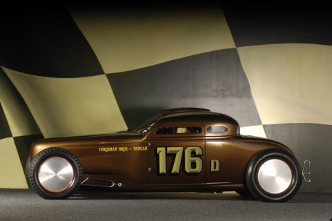 Chrisman Bonneville coupe 331 1951. Artist: Simon Clay.