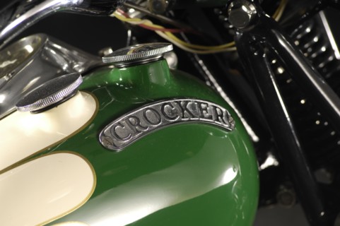Crocker big tank V twin 1937. Artist: Simon Clay.