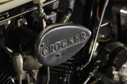 Crocker big tank V twin 1937. Artist: Simon Clay.