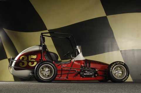 Edmunds midget race car 1976. Artist: Simon Clay.