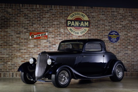 Ford Coupe Custom 1934. Artist: Simon Clay.