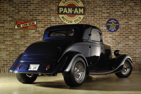 Ford Coupe Custom 1934. Artist: Simon Clay.