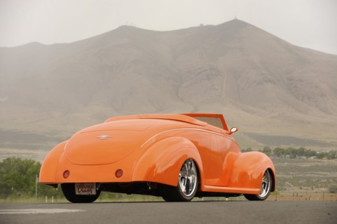 Ford Custom Orange Crush 1939. Artist: Simon Clay.
