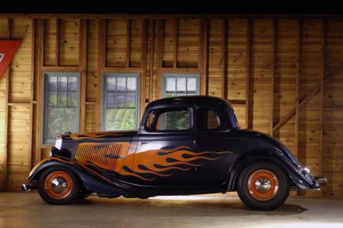 Ford Custom 1934. Artist: Simon Clay.
