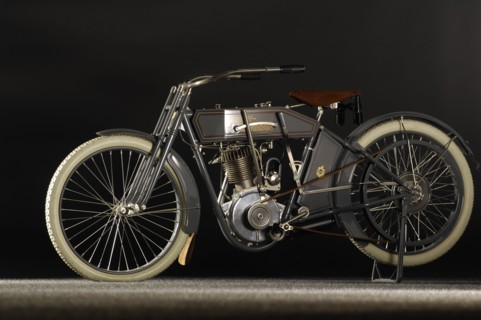 Harley Davidson model X8A 1912. Artist: Simon Clay.