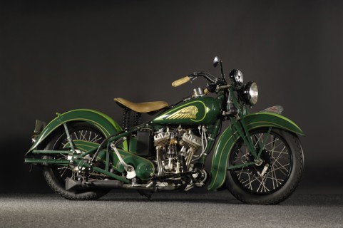 Indian sport Scout 1937. Artist: Simon Clay.