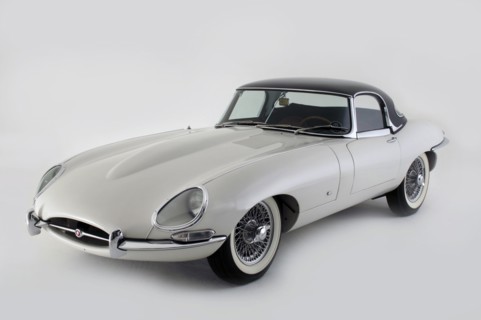 Jaguar E type 1961. Artist: Simon Clay.