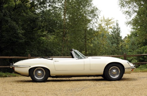 Jaguar E type 1974. Artist: Simon Clay.