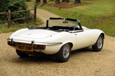 Jaguar E type 1974. Artist: Simon Clay.