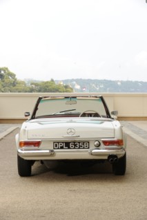 Mercedes Benz 230SL 1963. Artist: Simon Clay.