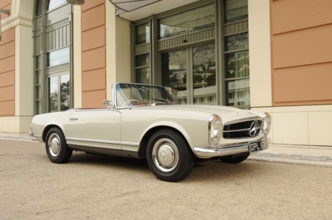 Mercedes Benz 230SL 1963. Artist: Simon Clay.