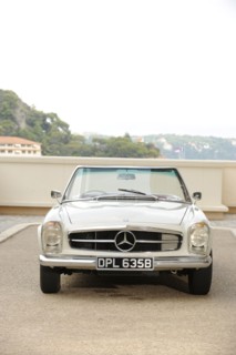 Mercedes Benz 230SL 1963. Artist: Simon Clay.