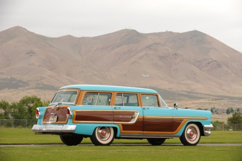 Mercury Monterey station wagon 1955. Artist: Simon Clay.