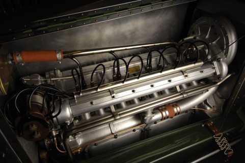 MILLER 122 supercharged 1923. Artist: Simon Clay.