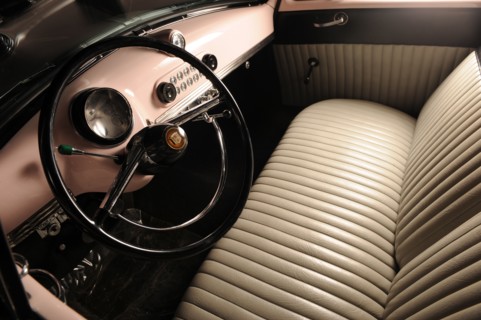 Nash rolltop convertible Marilyn Monroe 1951. Artist: Simon Clay.