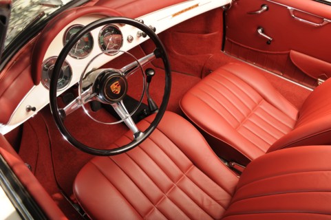 Porsche 356 1600 Super 1960. Artist: Simon Clay.