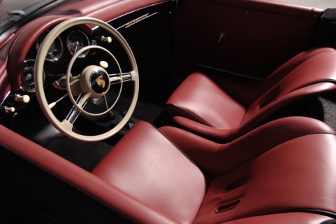 1956 Porsche Spyder - James Dean replica. Artist: Simon Clay.
