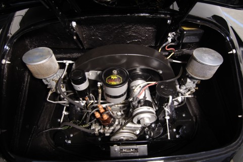 1956 Porsche Spyder - James Dean replica. Artist: Simon Clay.