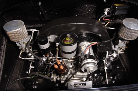 1956 Porsche Spyder - James Dean replica. Artist: Simon Clay.