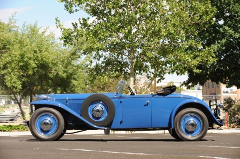 Ruxton model c roadster 1932. Artist: Simon Clay.