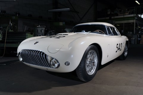 Siata Mille Miglia by Touring 1952. Artist: Simon Clay.