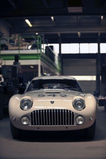 Siata Mille Miglia by Touring 1952. Artist: Simon Clay.