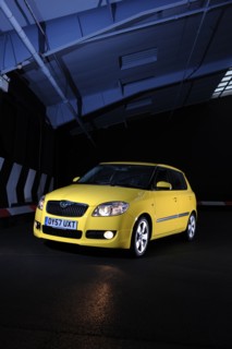 SKODA Fabia 2007. Artist: Simon Clay.