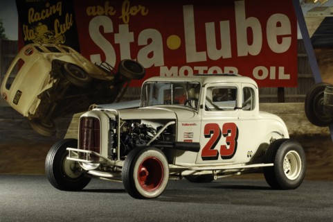 Ford short track jalopy coupe 1932. Artist: Simon Clay.
