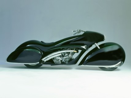 1996 Harley Davidson by Battistinis custom conversions. Artist: Unknown.