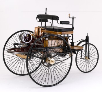 1885 Benz Three Wheeler. Artist: Unknown.